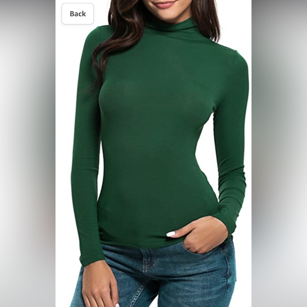 Mock Turtle Neck Long Sleeve